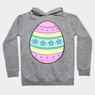 Pastel Floral Easter Egg Hoodie